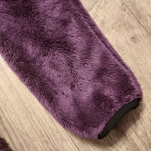 The North Face Fleece Hooded Full Zip Jacket Purple Size S/P - Picture 4 of 7